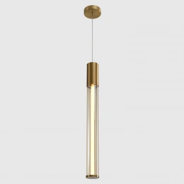 Светильник подвесной Crystal Lux LINEUP SP11W LED BRASS