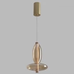 Светильник подвесной Crystal Lux QUASAR SP7W LED AMBER