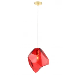 Светильник подвесной Crystal Lux NUESTRO SP1 GOLD/RED