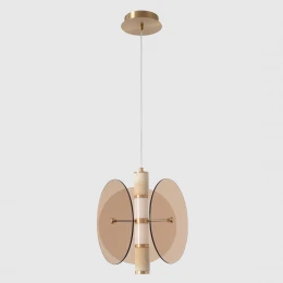 Светильник подвесной Crystal Lux AMARILLO SP12W LED BRASS