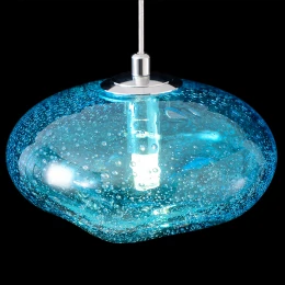 Светильник подвесной Crystal Lux FORMLESS SP1 BLUE