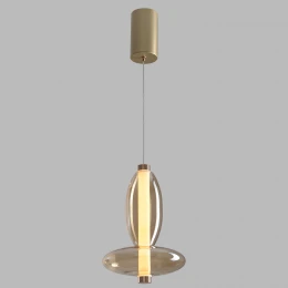 Светильник подвесной Crystal Lux QUASAR SP7W LED AMBER