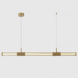 Светильник подвесной Crystal Lux LINEUP SP24W LED BRASS