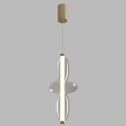 Светильник подвесной Crystal Lux QUASAR SP14W LED TRANSPARENT