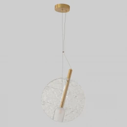 Светильник подвесной Crystal Lux FROZEN SP1 BRASS