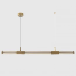 Светильник подвесной Crystal Lux LINEUP SP24W LED BRASS