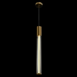 Светильник подвесной Crystal Lux LINEUP SP11W LED BRASS