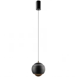 Светильник подвесной Crystal Lux CARO SP LED BLACK