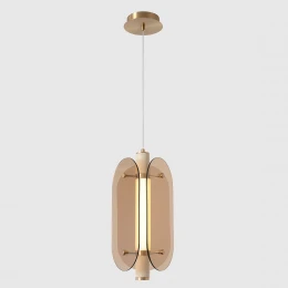 Светильник подвесной Crystal Lux AMARILLO SP18W LED BRASS