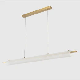 Светильник подвесной Crystal Lux TUNNEL SP40 LED BRASS