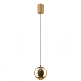 Светильник подвесной Crystal Lux CARO SP LED GOLD