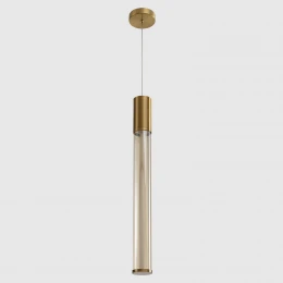 Светильник подвесной Crystal Lux LINEUP SP11W LED BRASS