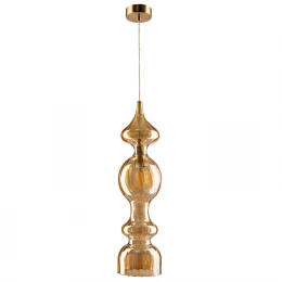 Светильник подвесной Crystal Lux IRIS SP1 A AMBER