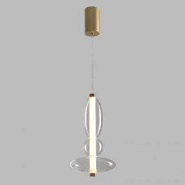 Светильник подвесной Crystal Lux QUASAR SP10W LED TRANSPARENT