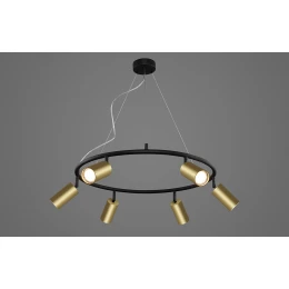 Светильник подвесной Crystal Lux CLT 015C6 D600 BL-GO