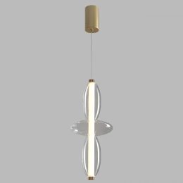 Светильник подвесной Crystal Lux QUASAR SP14W LED TRANSPARENT