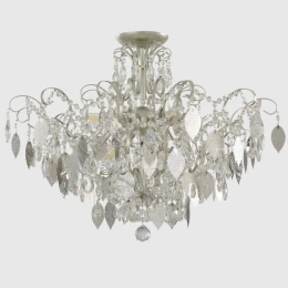 Светильник потолочный Crystal Lux ESMIRALDA PL9 SILVER