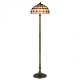 812-805-02 VELANTE Стиль Tiffany светильник напольный: E27, 2x60W