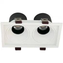 WTD.O21.000.30.20 WERTMARK TECHNICAL DORSUM светильник точечный встраиваемый: LED, 2x10W, 3000K