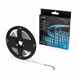 Лента Gauss LED 2835/120 24V 12W/m 1400lm/m 6500K 8mm IP20 5m 1/100