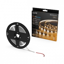 Лента Gauss LED 2835/60 24V 6W/m 800lm/m 3000K 8mm IP65 5m 1/50