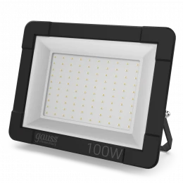 Прожектор светодиодный Gauss Elementary G3 100W 9500lm IP65 4000К черный 1/16