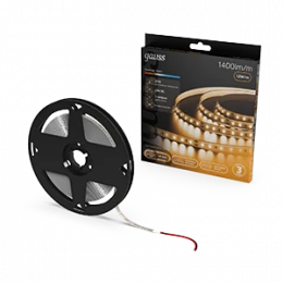 Лента Gauss LED 2835/120 24V 12W/m 1400lm/m 3000K 8mm IP65 5m 1/50