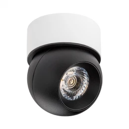 i07406 Светильник INTERO LED 9W 850LM 24G ЧЕРНЫЙ/БЕЛЫЙ 4000K (217074+521706)