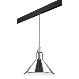 PRO765024 Светильник д/1-фазн трека LOFT 1х40W E14 ХРОМ/ЧЕРНЫЙ (765024+595007)