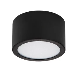 380173 Светильник ZOLLA CYL LED-RD 8W 640LM ЧЕРНЫЙ 3000K IP65