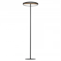 723727 Торшер LODI LED 9W 720LM ЧЕРНЫЙ/ДЕРЕВО 3000K