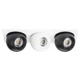 i536726272 Светильник INTERO LED 9W*3 850LM*3 24G БЕЛЫЙ/ЧЕРНЫЙ 3000K (217536+217072+217062+217072)