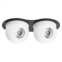 i6276464 Светильник INTERO LED 9W*2 850LM*2 24G ЧЕРНЫЙ/БЕЛЫЙ 4000K (217627+217064+217064)