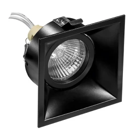 214507 Светильник DOMINO QUADRO MR16 ЧЕРНЫЙ