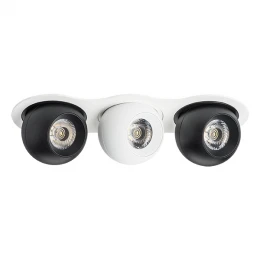 i636726272 Светильник INTERO LED 9W*3 850LM*3 24G БЕЛЫЙ/ЧЕРНЫЙ 3000K (217636+217072+217062+217072)