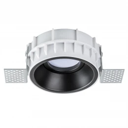 G214607 Светильник DOMINO ROUND MR16 ЧЁРНЫЙ (214610+214607)