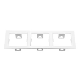 214536 Рамка DOMINO Triple QUADRO MR16 БЕЛЫЙ