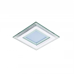 212040 Светильник ACRI QUA LED 6W 480LM БЕЛЫЙ/ПРОЗРАЧНЫЙ 4000K