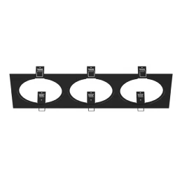 217837 Рамка INTERO 111 Triple QUADRO ЧЕРНЫЙ