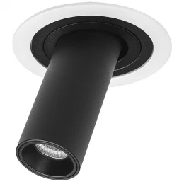 i616272 Светильник INTERO TUBO LED 10W 500LM 60G БЕЛЫЙ/ЧЕРНЫЙ 3000K (217616+217272)