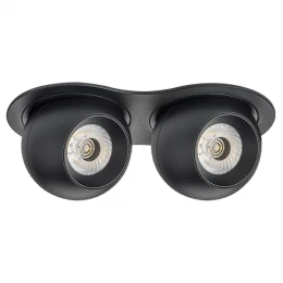 i6277272 Светильник INTERO LED 9W*2 850LM*2 24G ЧЕРНЫЙ 3000K (217627+217072+217072)