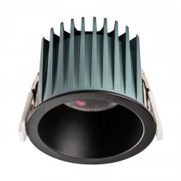 385637 Светильник CICLONE CYL 12W LED 923LM 60G ЧЕРНЫЙ 3000K IP44