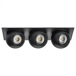 i537747474 Светильник INTERO LED 9W*3 850LM*3 24G ЧЕРНЫЙ 4000K (217537+217074+217074+217074)