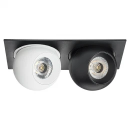 i5276272 Светильник INTERO LED 9W*2 850LM*2 24G ЧЕРНЫЙ/БЕЛЫЙ 3000K (217527+217062+217072)