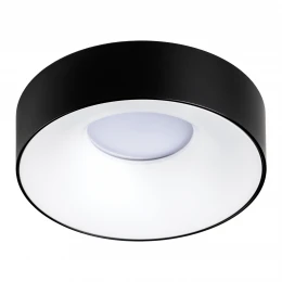 L01002027 Светильник LEVIGO MR16/HP16 БЕЛЫЙ/ЧЕРНЫЙ МАТОВЫЙ (010020+510027)