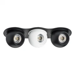 i637746474 Светильник INTERO LED 9W*3 850LM*3 24G ЧЕРНЫЙ 4000K (217637+217074+217064+217074)