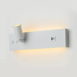 CL704460 Декарт Белый Св-к Настенный с USB