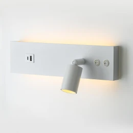 CL704460 Декарт Белый Св-к Настенный с USB