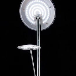 CL802001 Дискус Хром Св-к LED Торшер