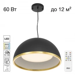 CL736251 FLOOM Черный+Золото Светильник Подвесной